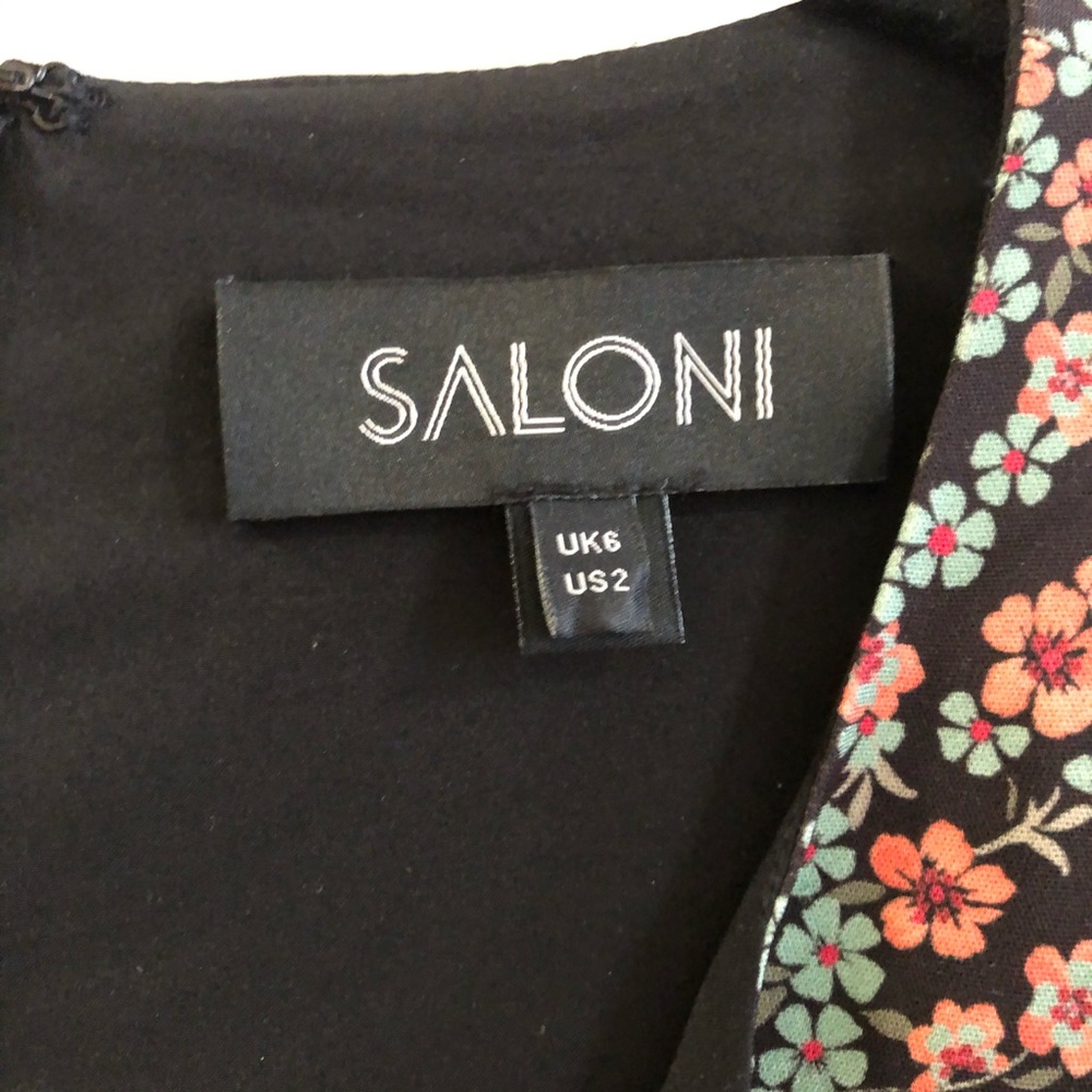 SALONI Nurul Floral Print Lace-Up Dress - Picture 4 of 8